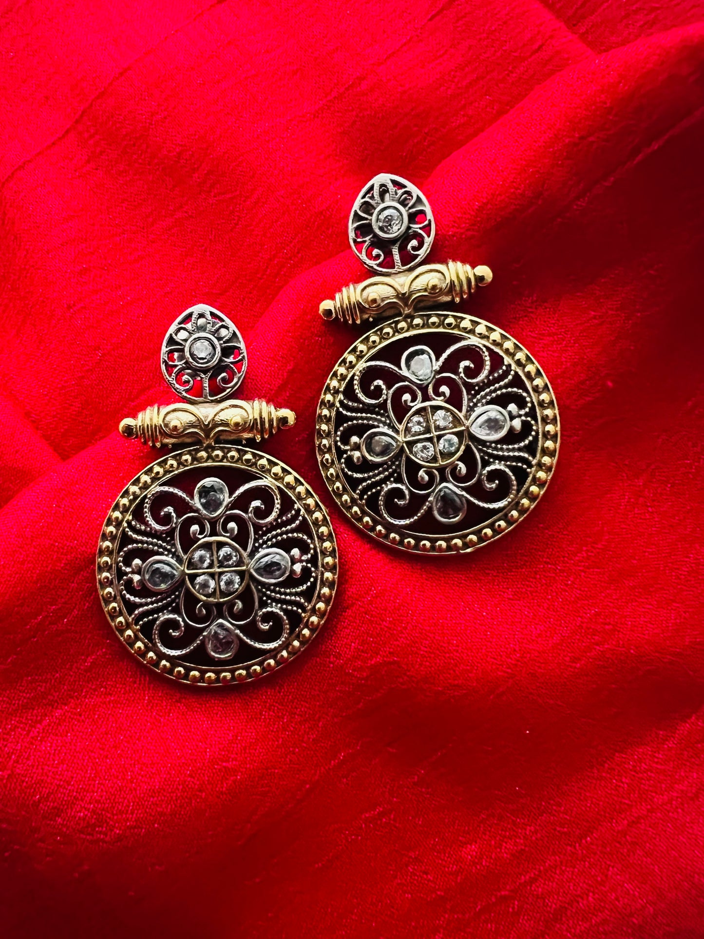 Vintage style designer earrings