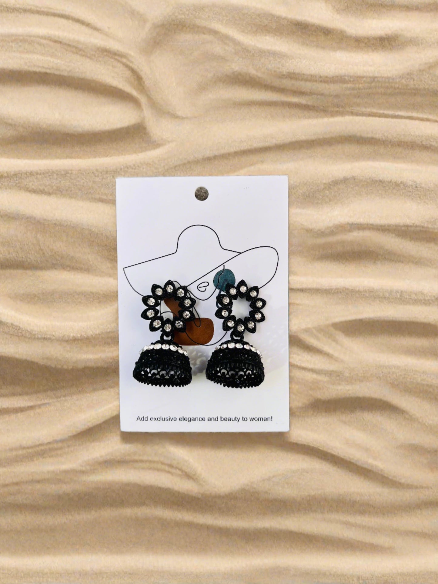 Black jhumka
