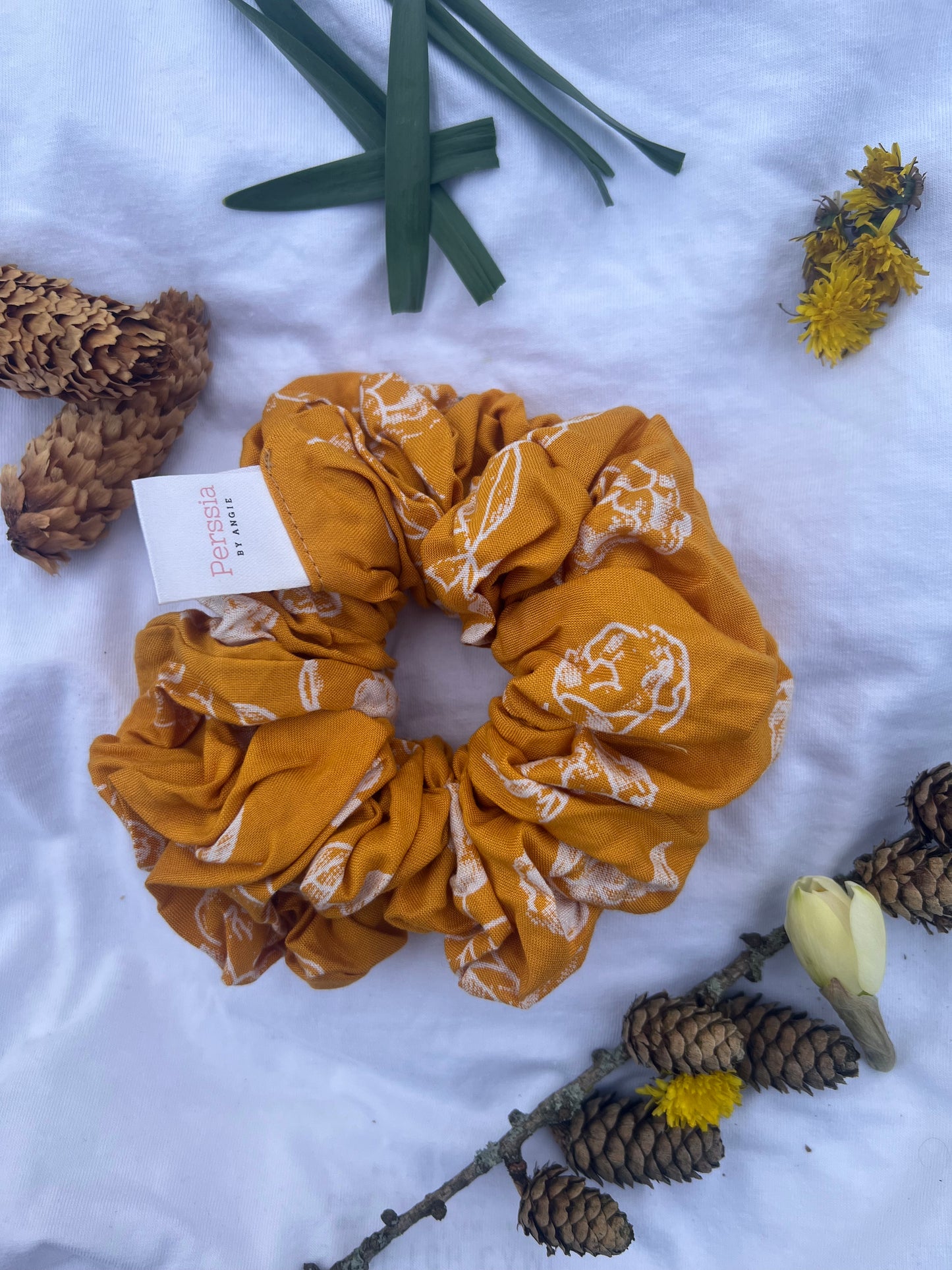 Mustard yellow floral