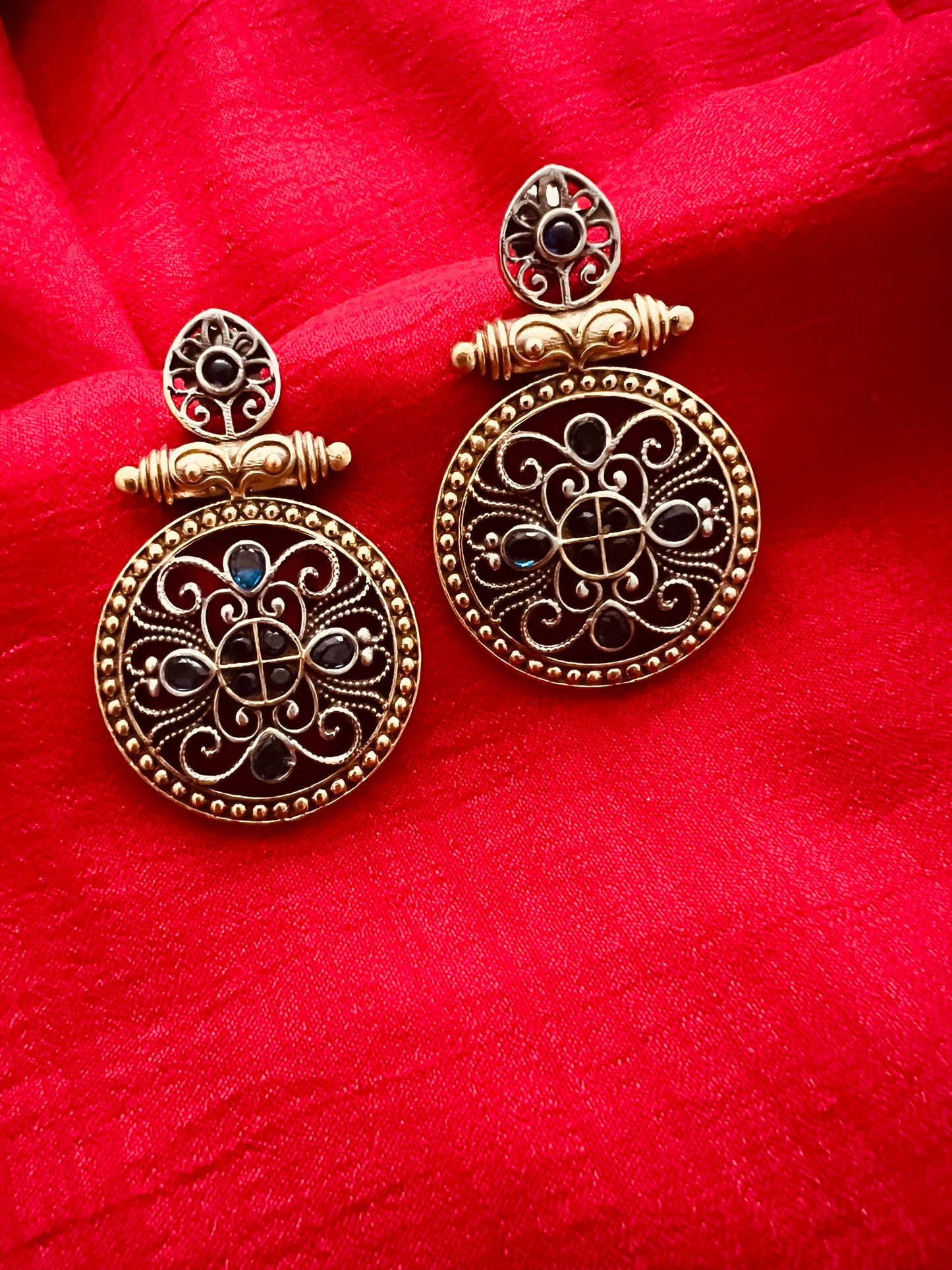 Vintage style designer earrings