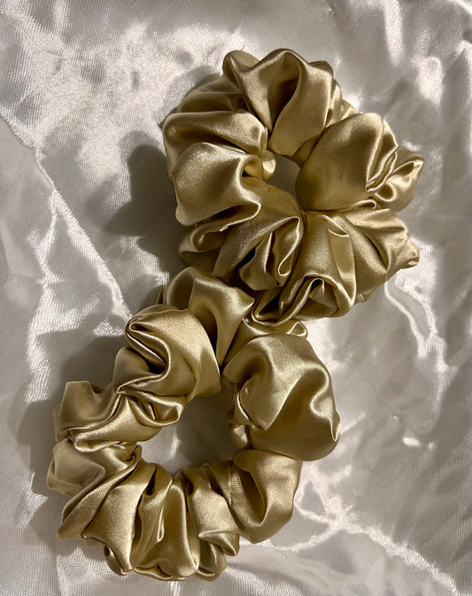 Golden scrunchies