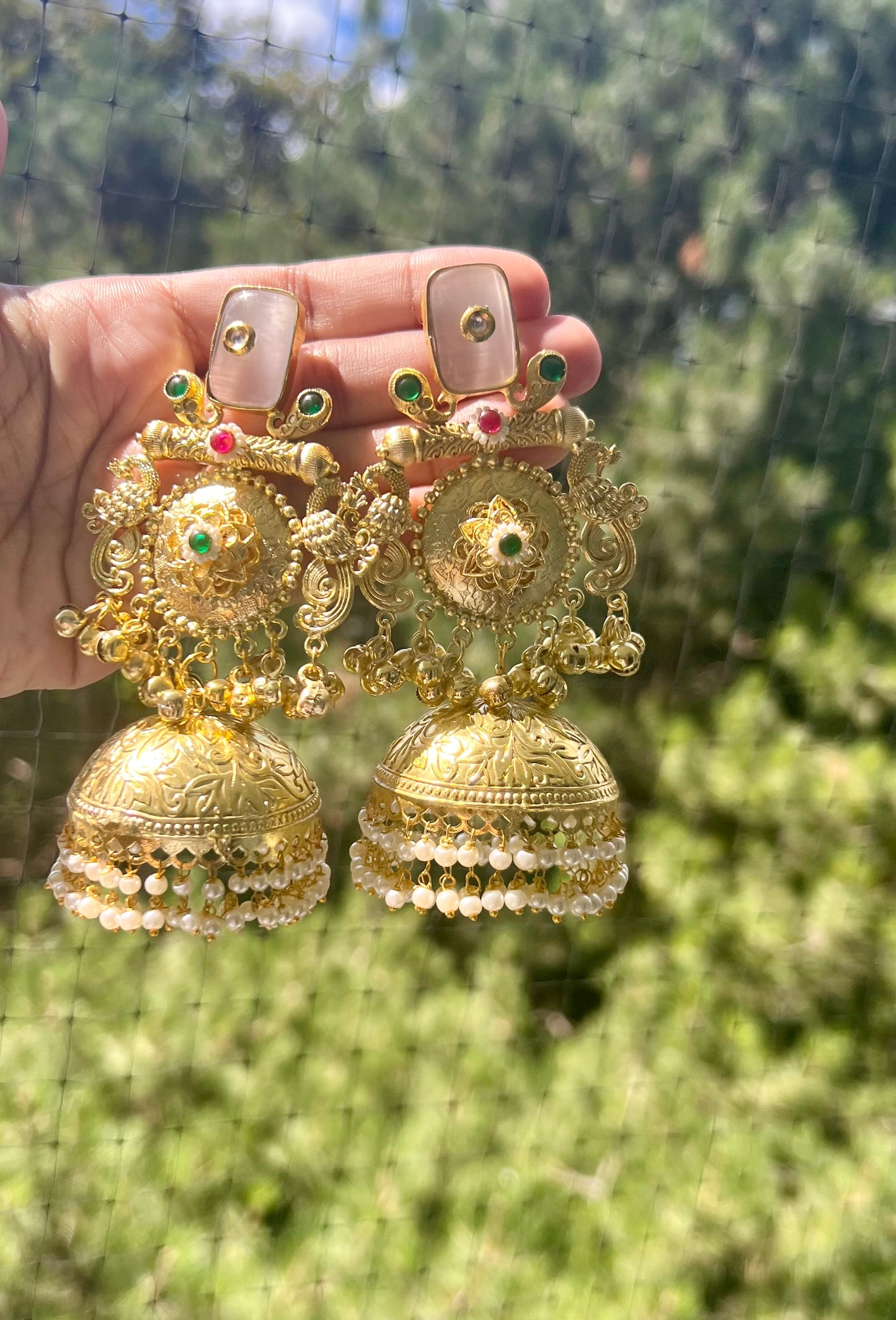 Jhumka earrings