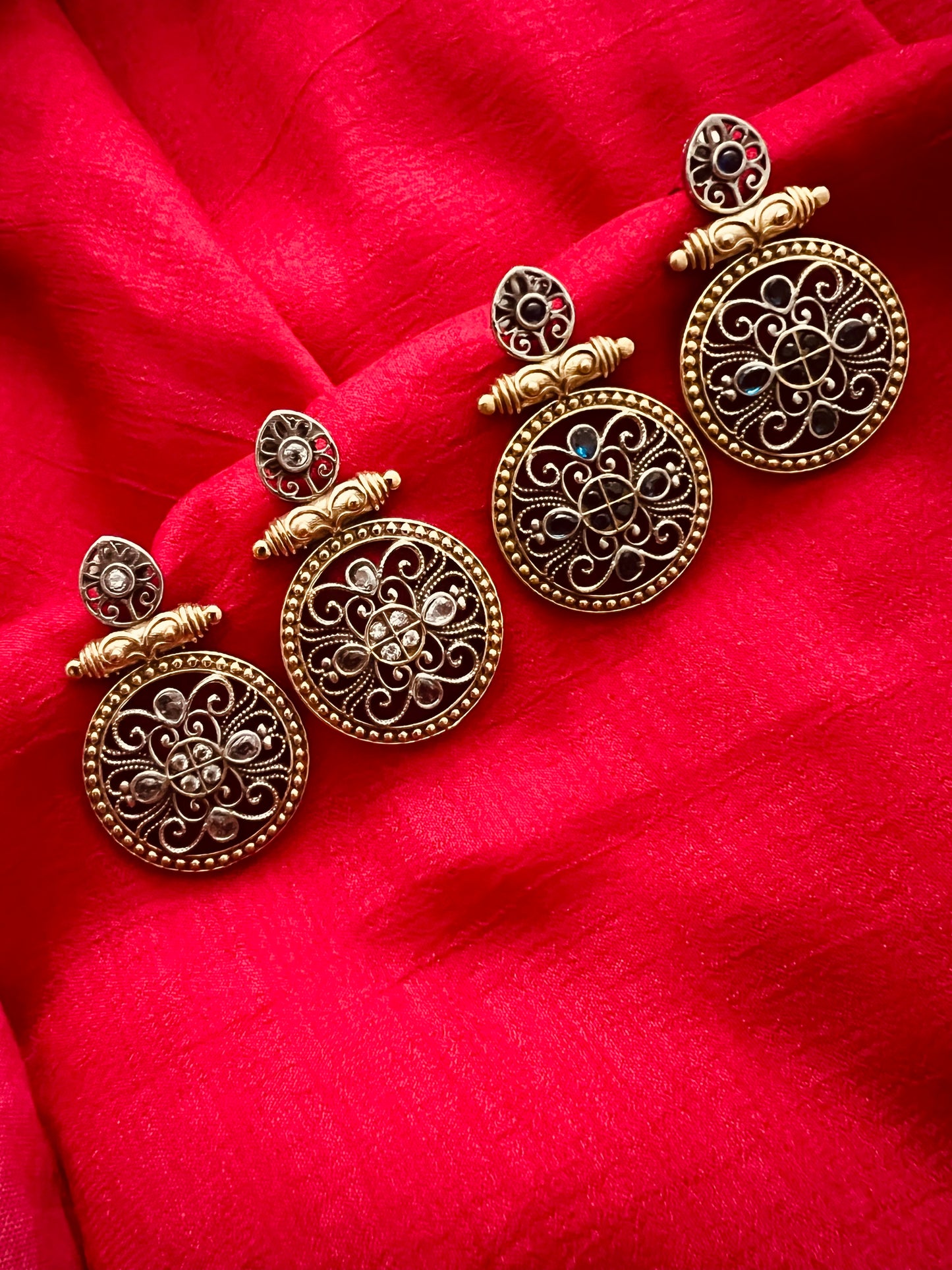 Vintage style designer earrings