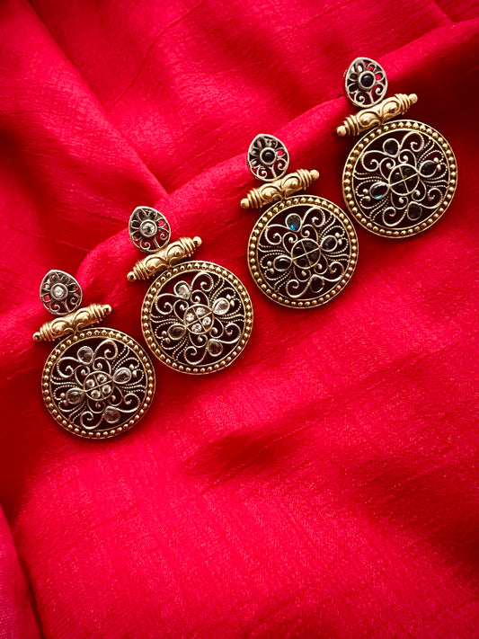Vintage style designer earrings