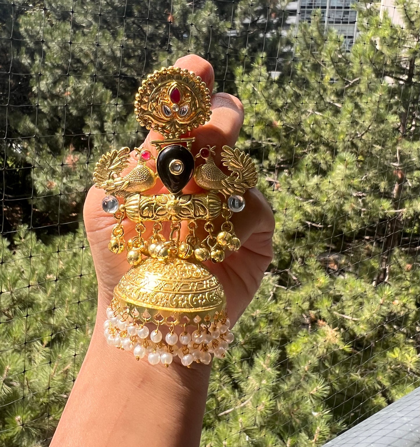 Jhumka earrings