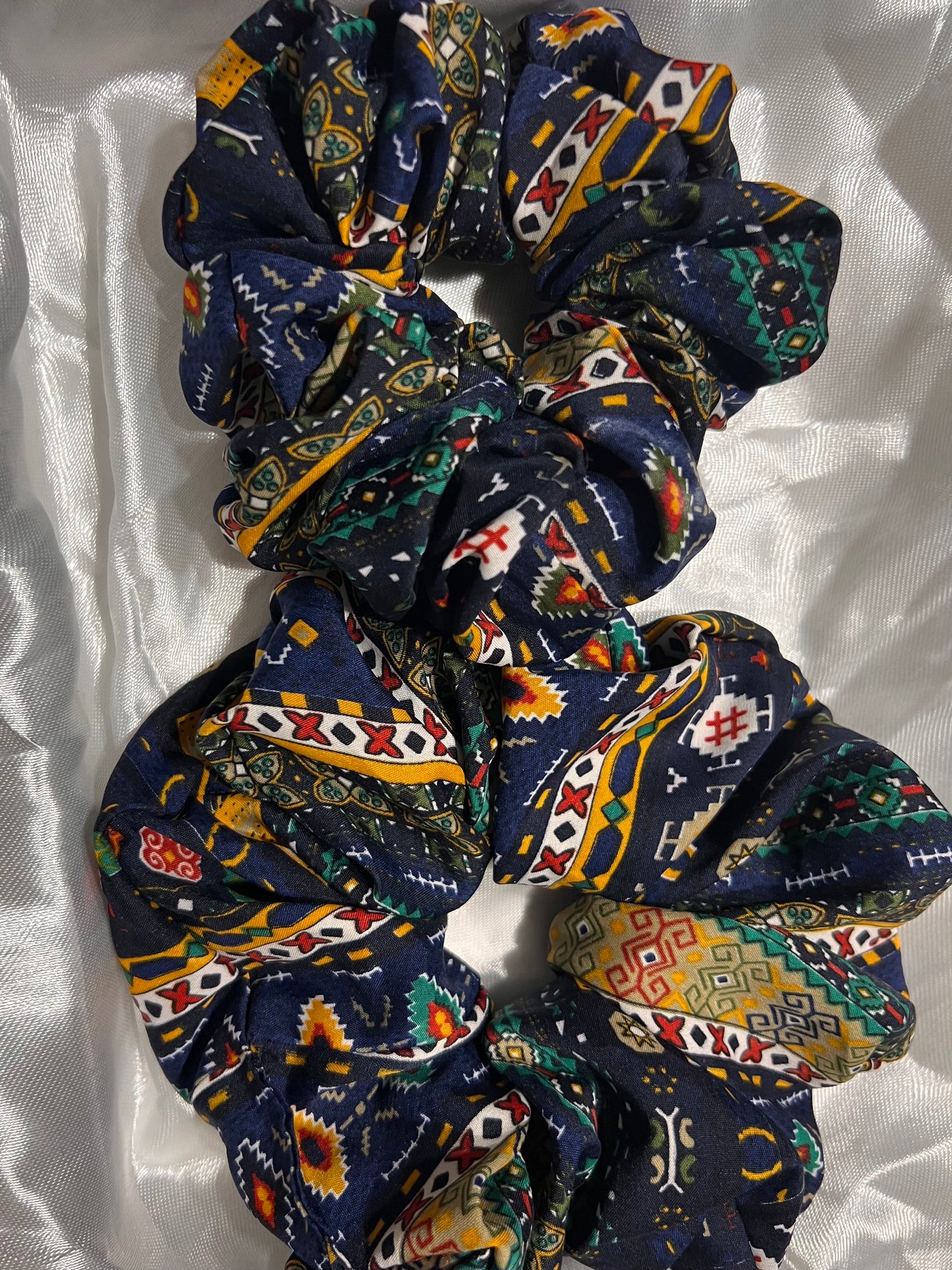 Blue multi floral print
