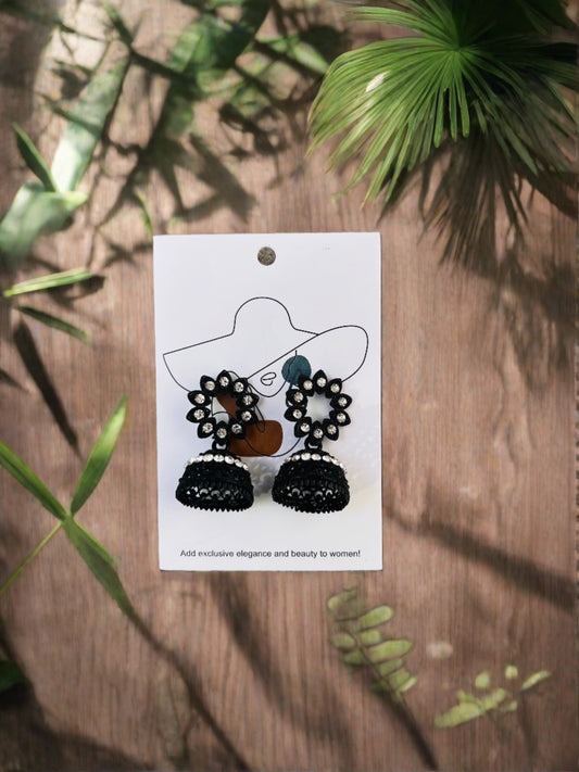 Black jhumka